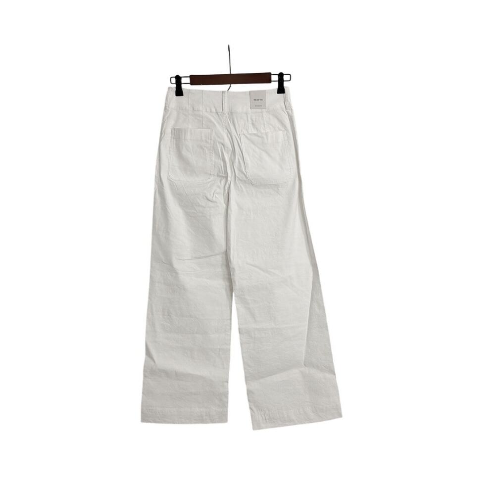 NWT Maeve Anthropologie Colette High-Rise Wide-Leg White Jeans Size 26 - Picture 3 of 6